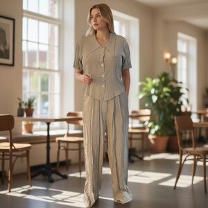 Laura Lane Elegant Gray Women's Set